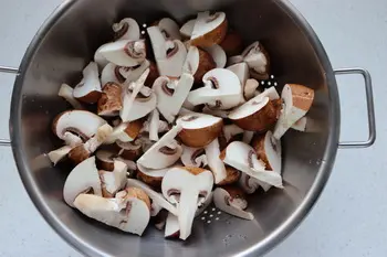 Émincé de veau aux poireaux et champignons : Étape 3