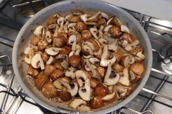 Émincé de veau aux poireaux et champignons : Étape 5