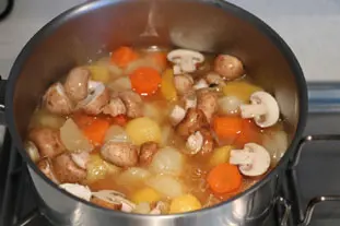 Rôti de porc "au sac" et légumes fondants : Étape 6