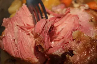 Rôti de porc "au sac" et légumes fondants : Étape 8