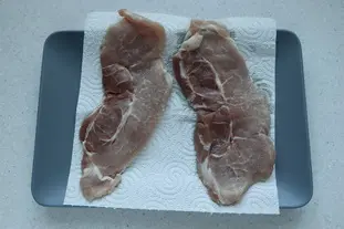 Escalopes de veau panées au sésame : Étape 1