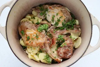 Côtelettes de porc à la Champvallon : Étape 11