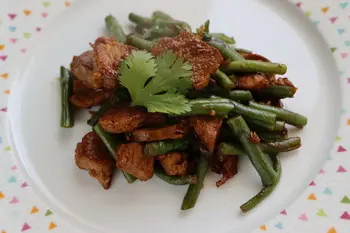 Porc sauté aux haricots verts façon asiatique