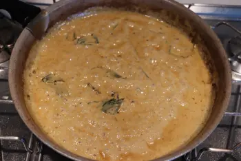 Escalope de porc aux champignons et crème à la sauge : Étape 8