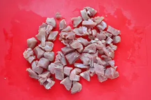 Émincé de porc façon Cajun : Étape 1
