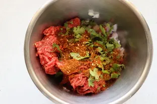 Hamburger chicano : Étape 2