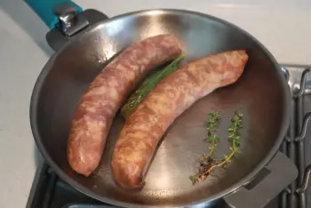 Saucisses-purée : Étape 3