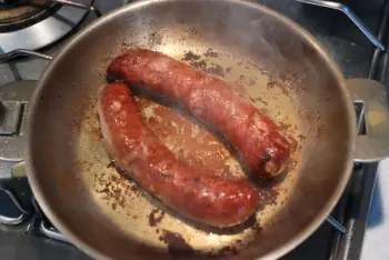 Saucisses-purée : Étape 4