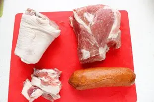 Petit salé aux lentilles : Étape 2