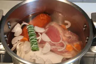 Petit salé aux lentilles : Étape 3