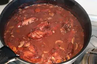Coq au vin : Étape 14