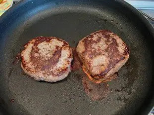 Steak haché oeuf à cheval : Étape 3