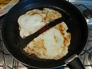 Steak haché oeuf à cheval : Étape 6