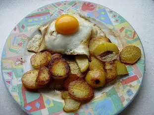 Steak haché oeuf à cheval : Étape 8