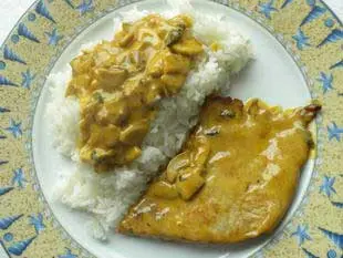 Escalope de veau à la crème : Étape 12