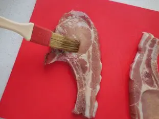 Côtelettes de porc au four : Étape 1