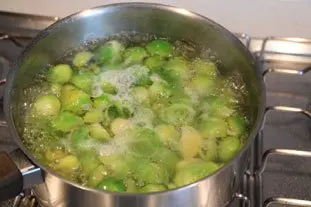 Côtelettes de porc aux 2 choux : Étape 3