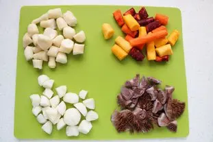 Belle pièce de viande confite et légumes fondants en cocotte lutée : Étape 1