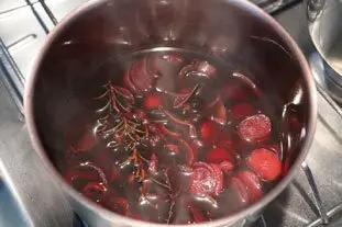 Viande braisée au vin rouge réduit : Étape 3