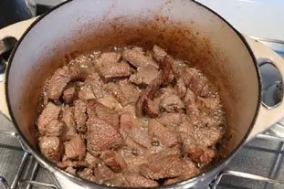 Viande braisée au vin rouge réduit : Étape 6