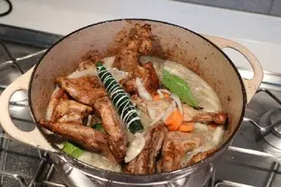 Civet de lapin à la normande : Étape 11