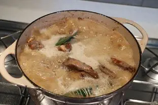 Civet de lapin à la normande : Étape 12