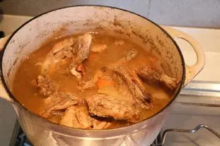 Civet de lapin à la normande : Étape 13