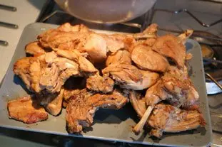 Civet de lapin à la normande : Étape 17