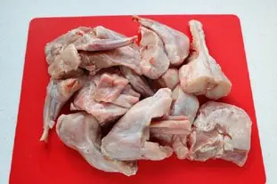 Civet de lapin à la normande : Étape 2