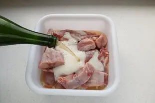 Civet de lapin à la normande : Étape 3