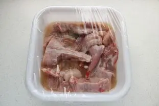 Civet de lapin à la normande : Étape 4