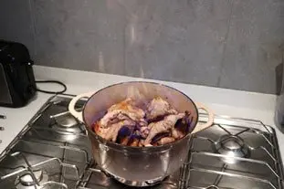 Civet de lapin à la normande : Étape 8