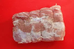 Rôti de porc à la sauge, cuit au sac : Étape 7
