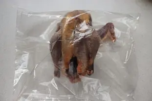 Volaille au foin : Étape 2