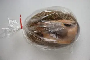 Volaille au foin : Étape 4