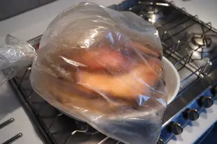 Volaille au foin : Étape 5