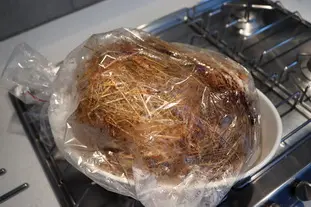 Volaille au foin : Étape 6