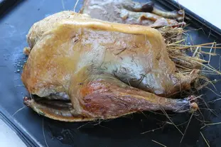 Volaille au foin : Étape 9