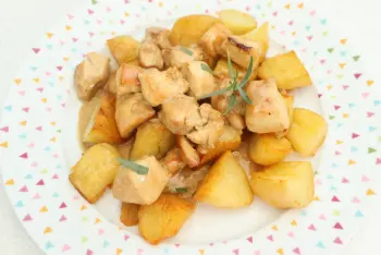 Filets de poulet à la cancoillotte