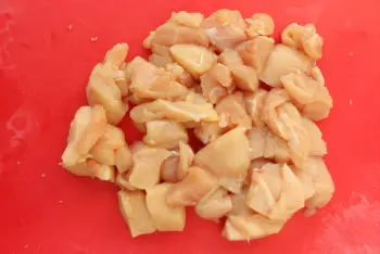 Filets de poulet à la cancoillotte : Étape 1