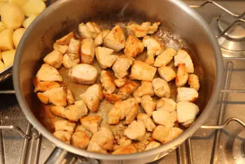 Filets de poulet à la cancoillotte : Étape 8