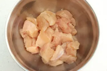 Brochettes de poulet épicé : Étape 2