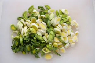 Émincé de poulet sauté aux poireaux : Étape 3