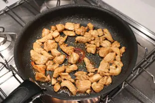 Émincé de poulet sauté aux poireaux : Étape 5