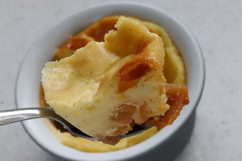 Petits flans aux pommes caramélisées