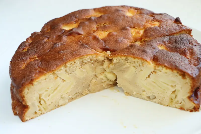 Gâteau madeleine aux pommes