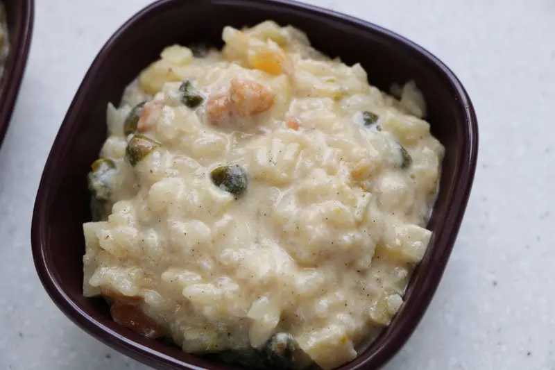 Riz au lait aux pommes et fruits secs