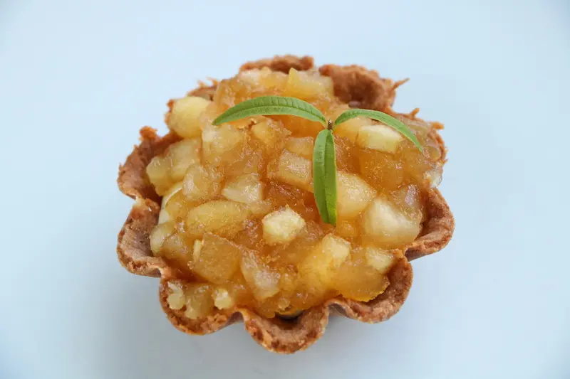 Tartelettes pommes et verveine