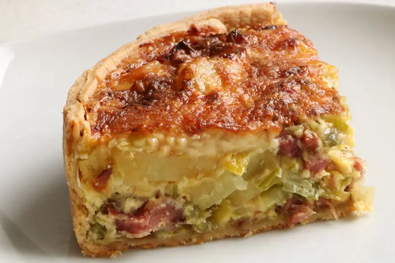 Tourte poireaux-pommes de terre