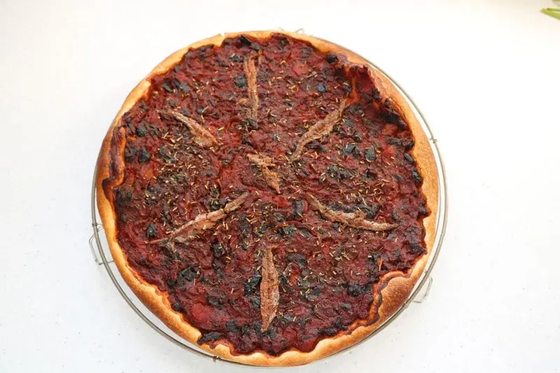 Tarte pissaladière feuilletée